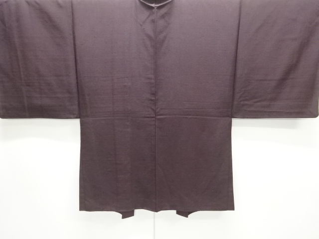 JAPANESE KIMONO / MENS HAORI / SILK / HAND WOVEN TSUMUGI